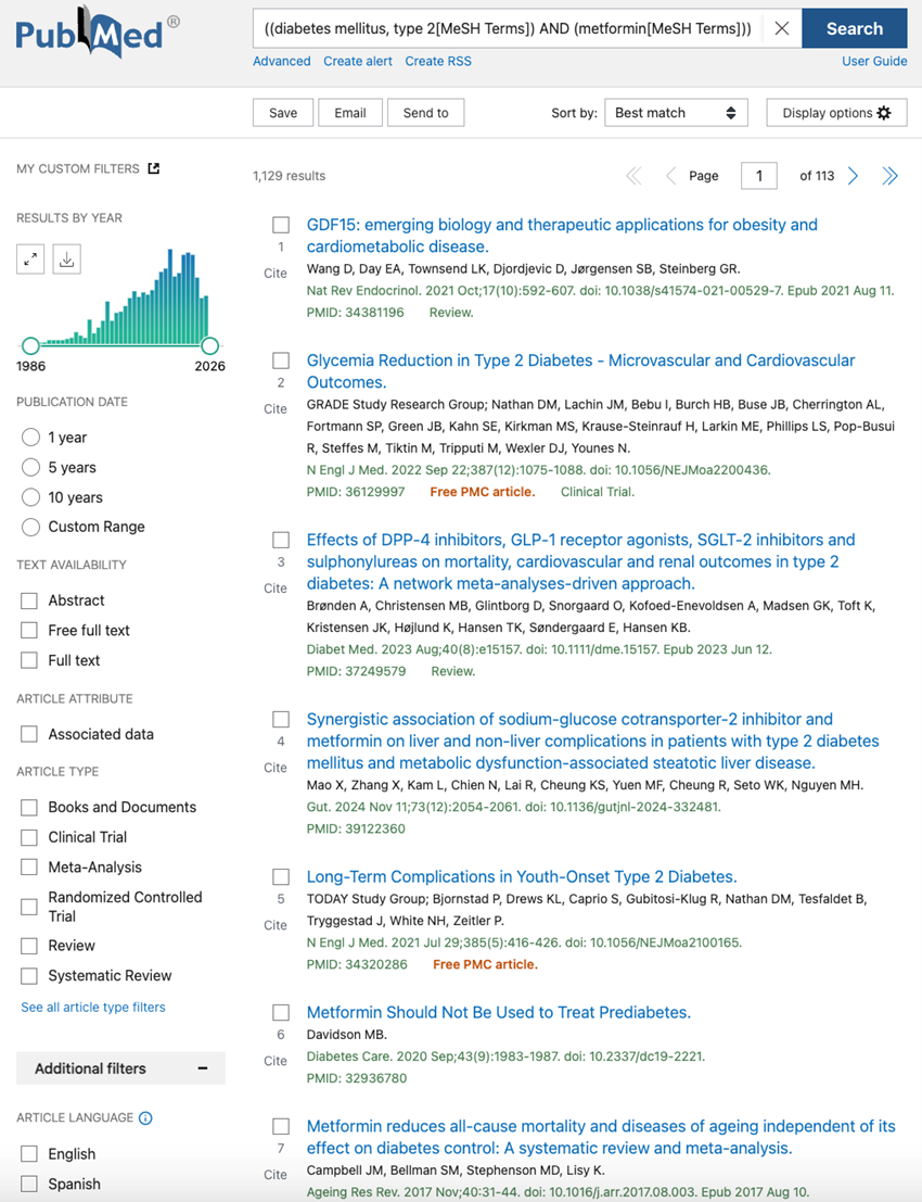 Cómo hacer una búsqueda bibliográfica en PubMed 2 Figura 2. Como acotar los resultados de la busqueda